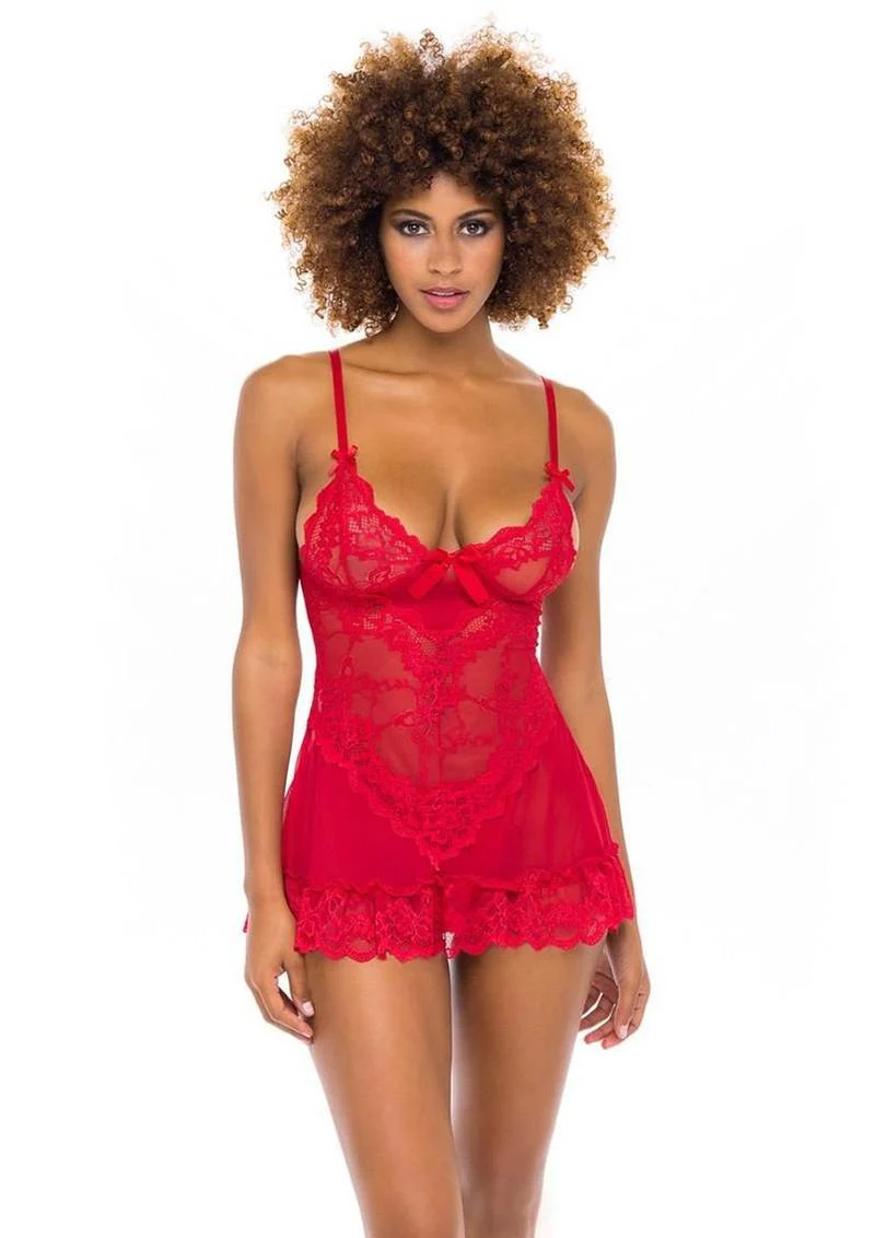 Oh LA LA Cheri Valentine Babydoll - Image 12