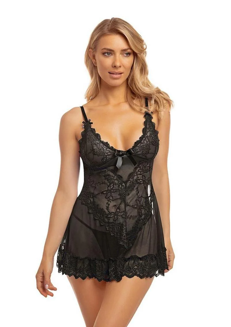 Oh LA LA Cheri Valentine Babydoll - Image 9