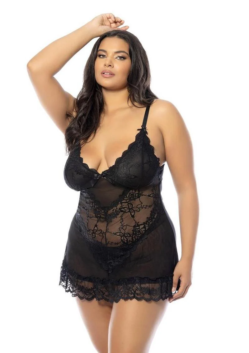 Oh LA LA Cheri Valentine Babydoll Plus - Image 3