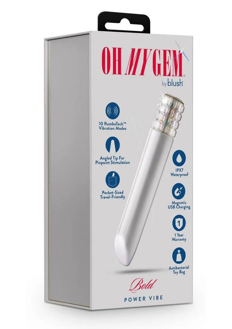 Oh My Gem Bold Rechargeable Bullet Vibrator - Image 2
