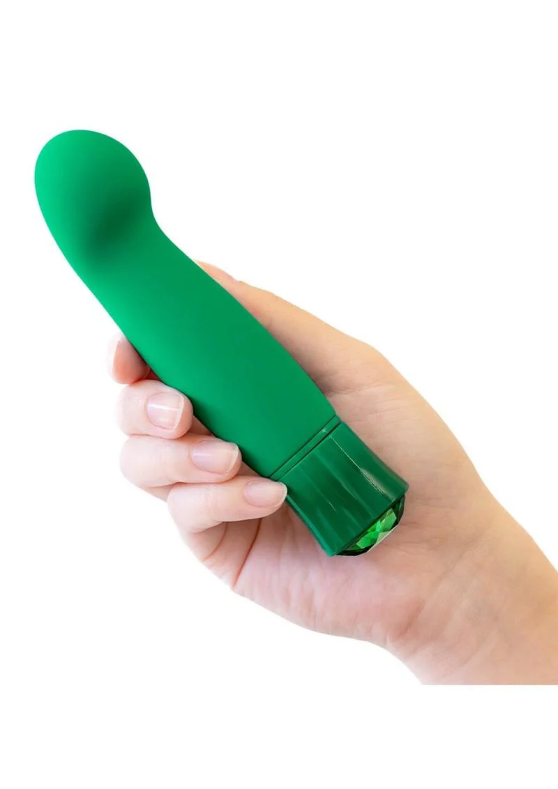 Oh My Gem Enchanting Rechargeable Silicone G-Spot Vibrator - Image 4