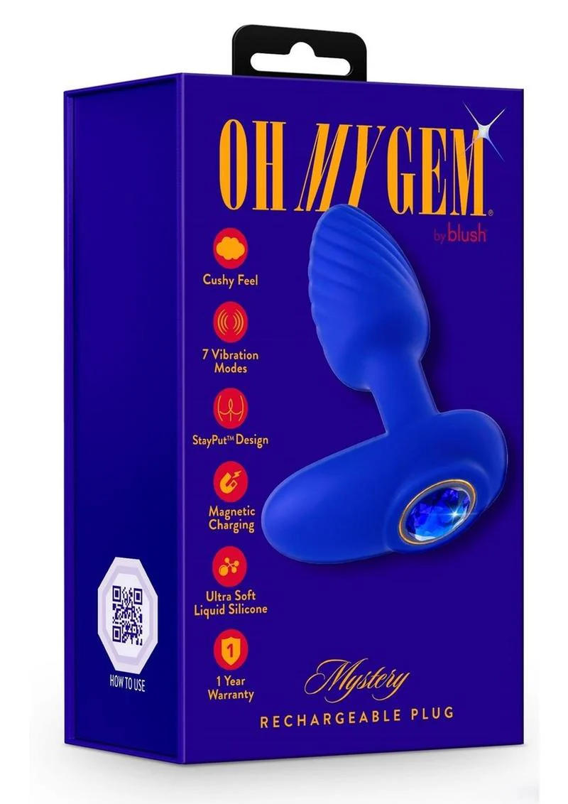 Oh My Gem Mystery Rechargeable Silicone Anal Plug - Image 2