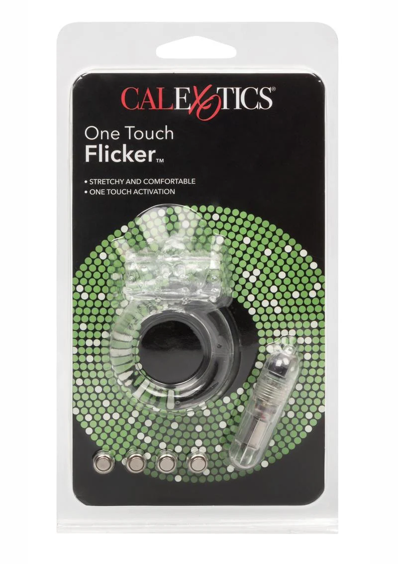 One Touch Flicker Vibrating Cock Ring - Image 2