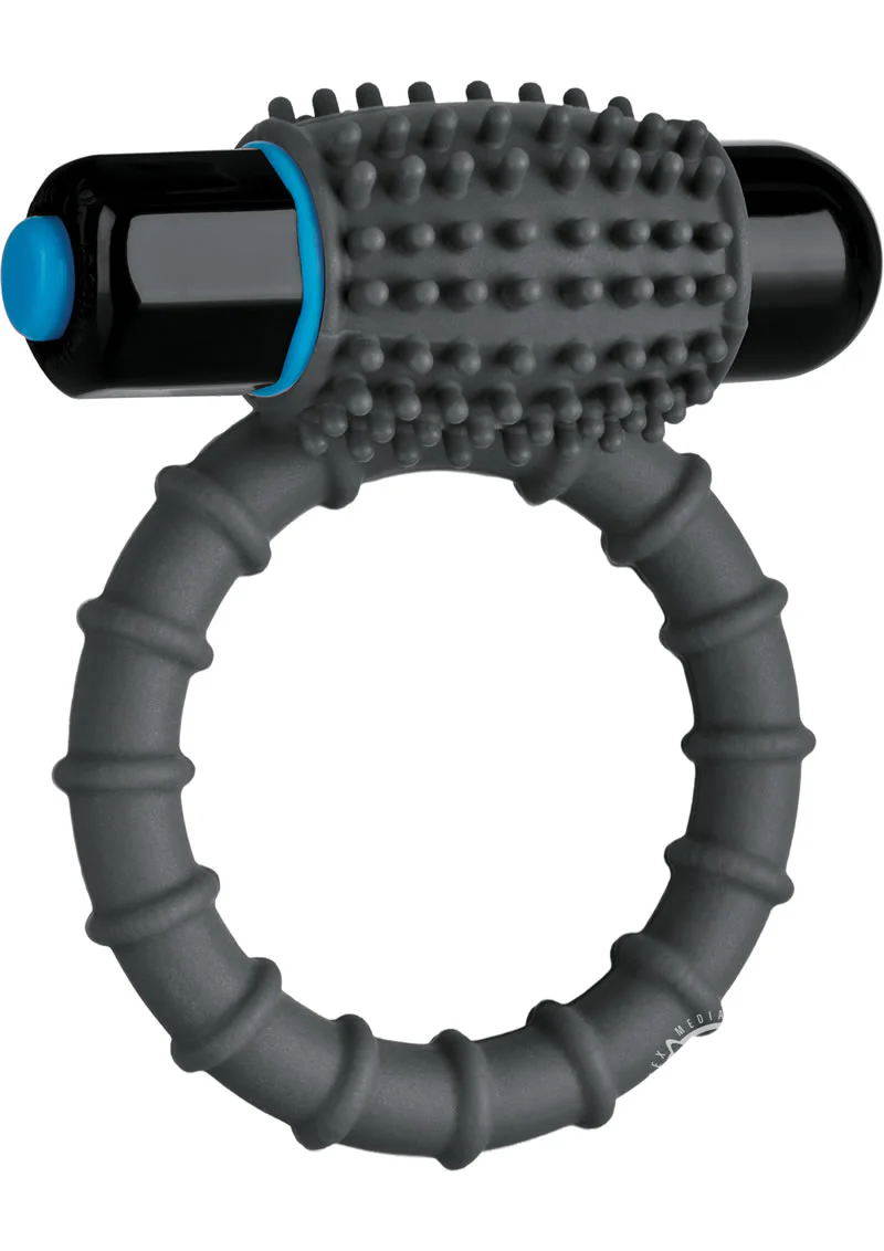Optimale Silicone Vibrating Cock Ring with Bullet - Image 2