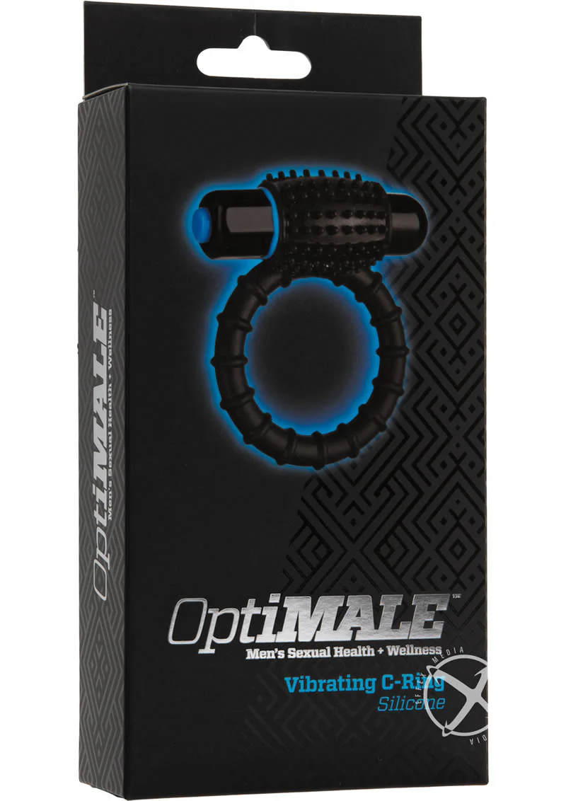 Optimale Silicone Vibrating Cock Ring with Bullet - Image 3