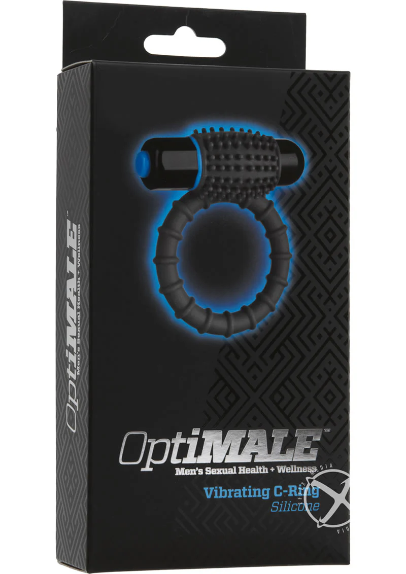 Optimale Silicone Vibrating Cock Ring with Bullet - Image 4
