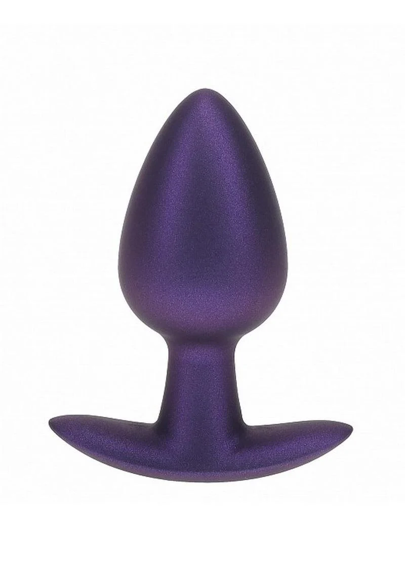 Ouch! Anal Plug Silicone - Medium - Metallic