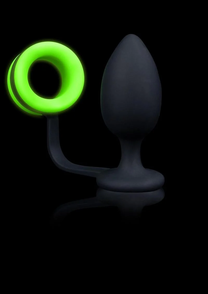 Ouch! Butt Plug with Cock Ring Silicone - Image 3