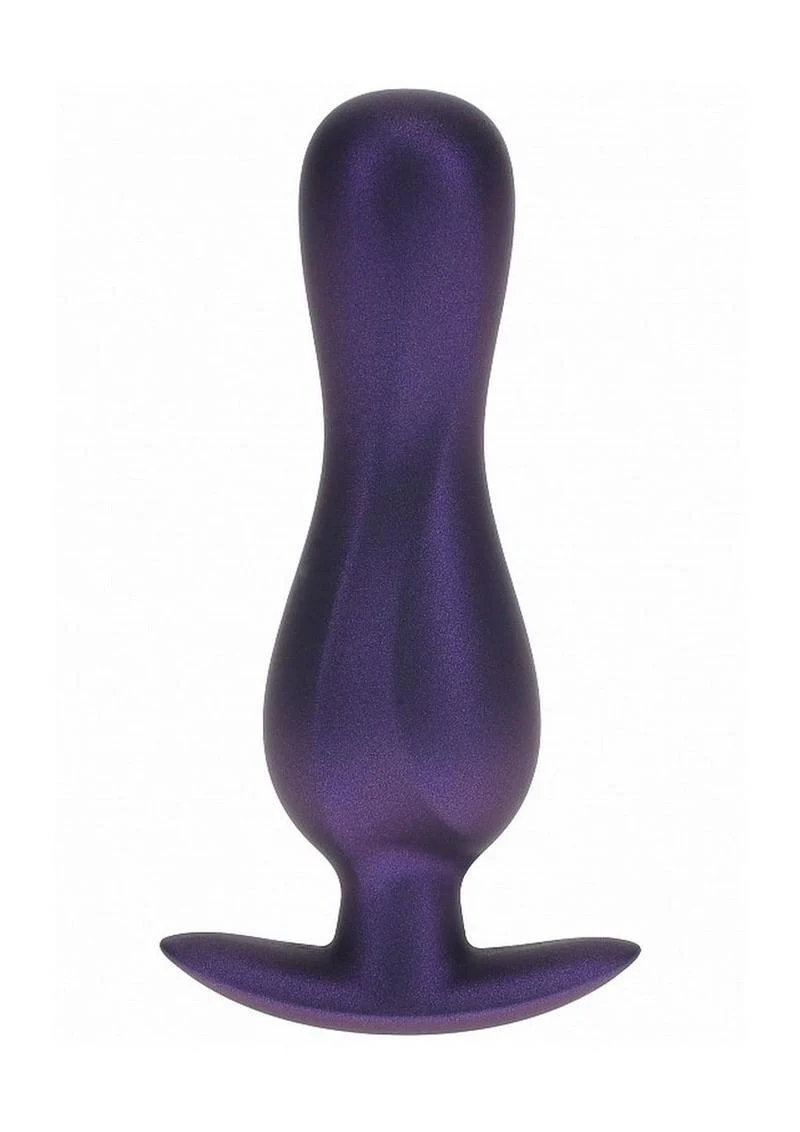 Ouch! Curvy Anal Plug Silicone - Metallic