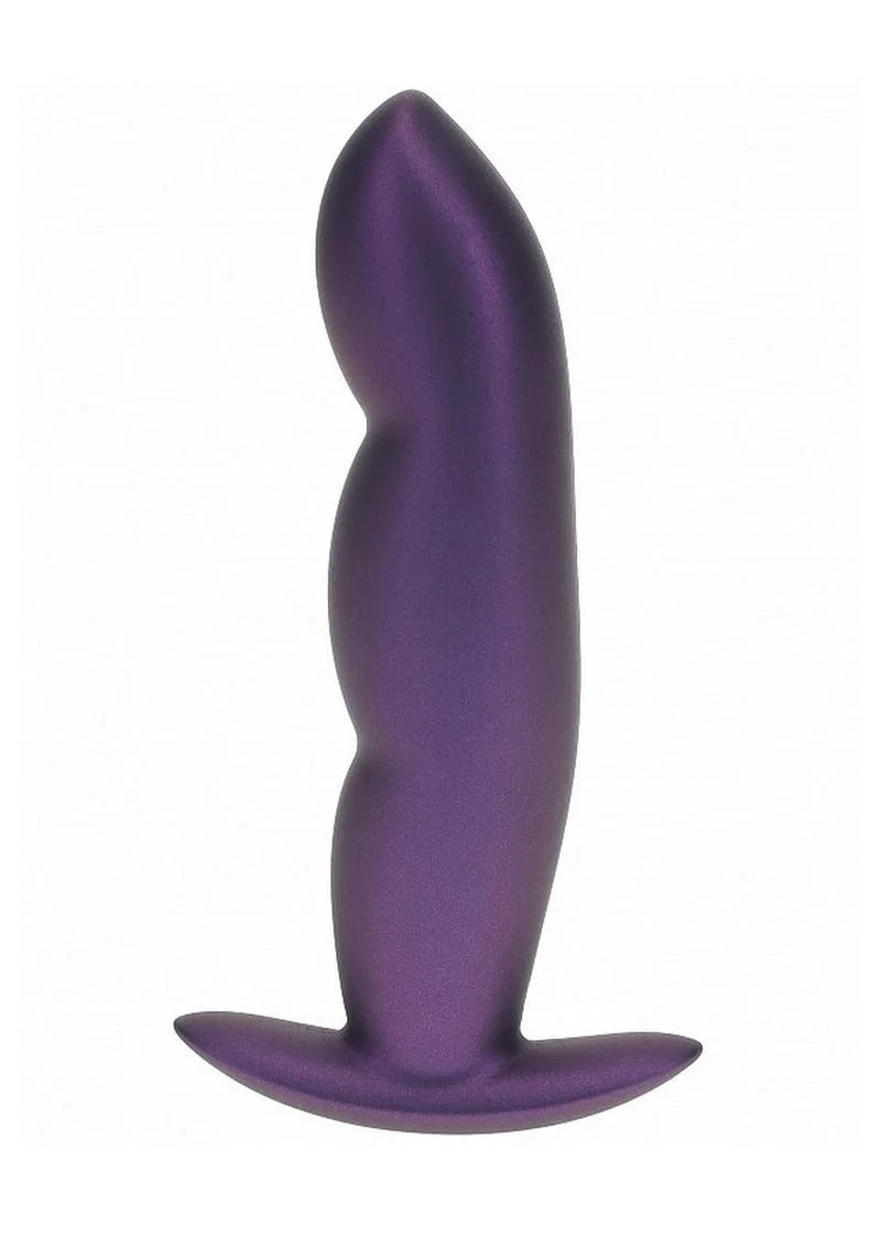 Ouch! Finger Anal Plug Silicone - Metallic