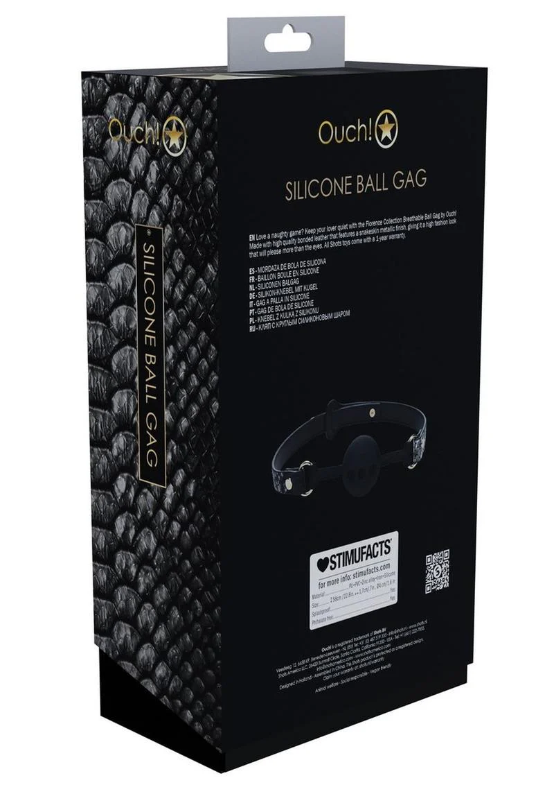 Ouch! Florence Collection Silicone Ball Gag - Image 11