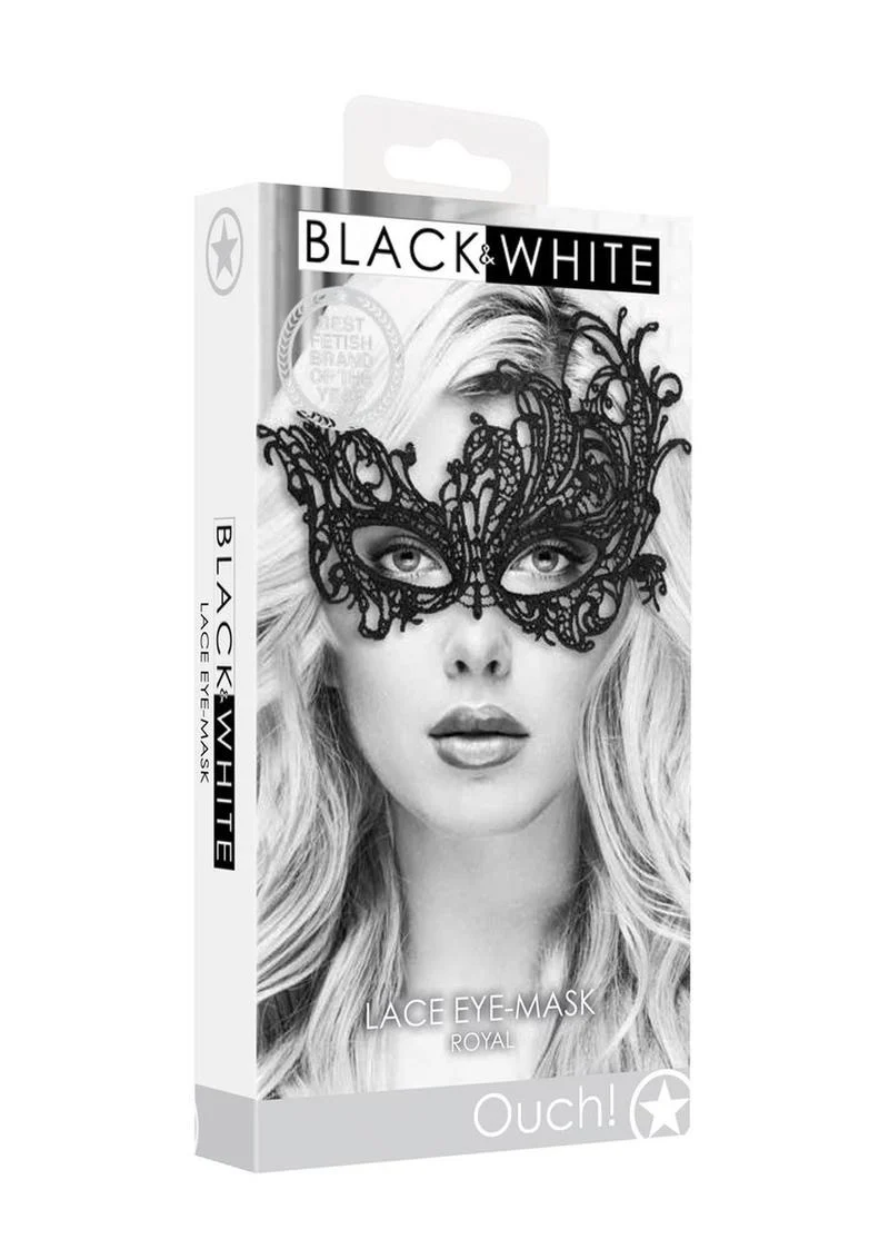 Ouch! Lace Eye-Mask Royal - Image 2