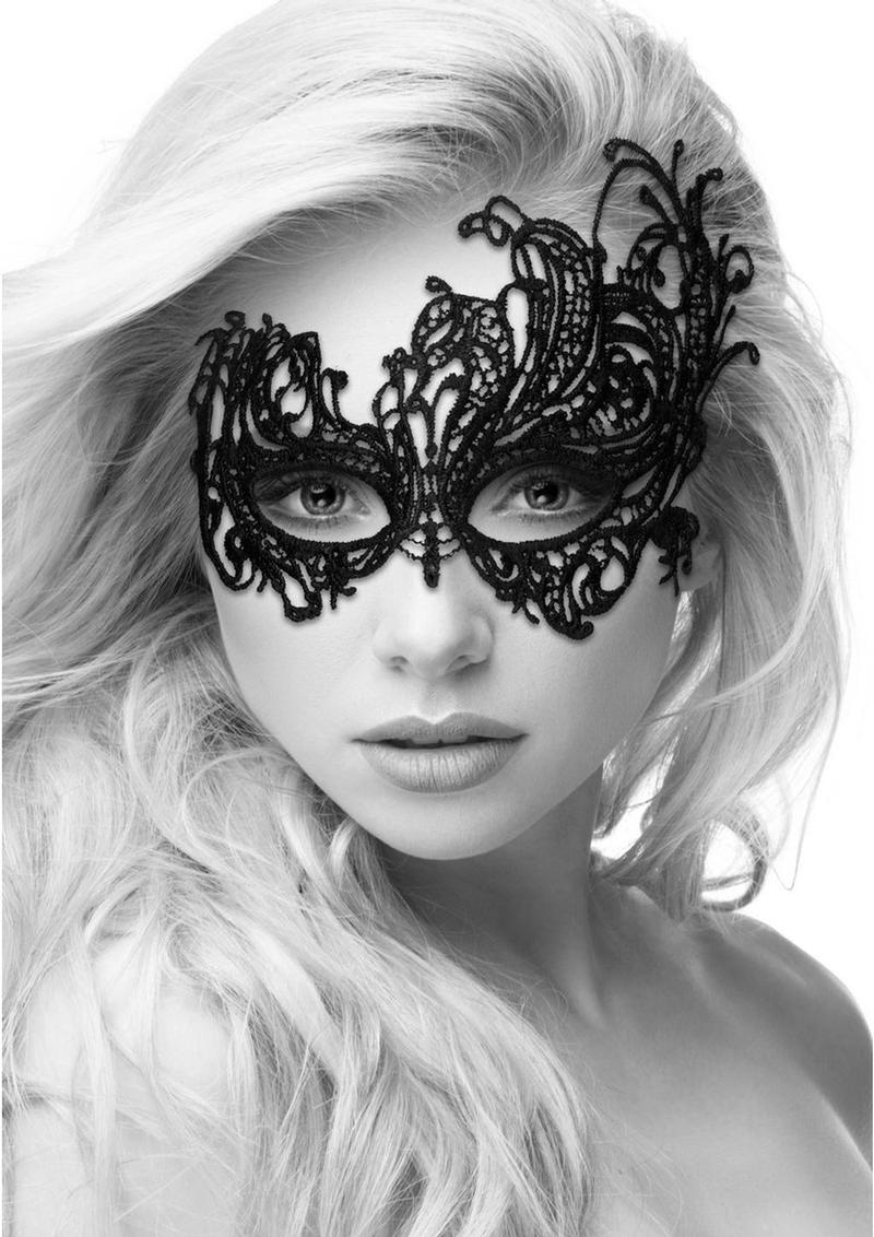 Ouch! Lace Eye-Mask Royal - Image 3