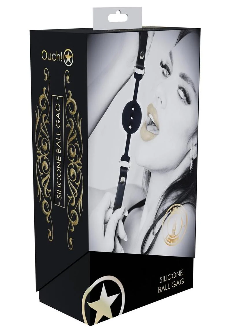 Ouch! London Collection Silicone Ball Gag - Image 2
