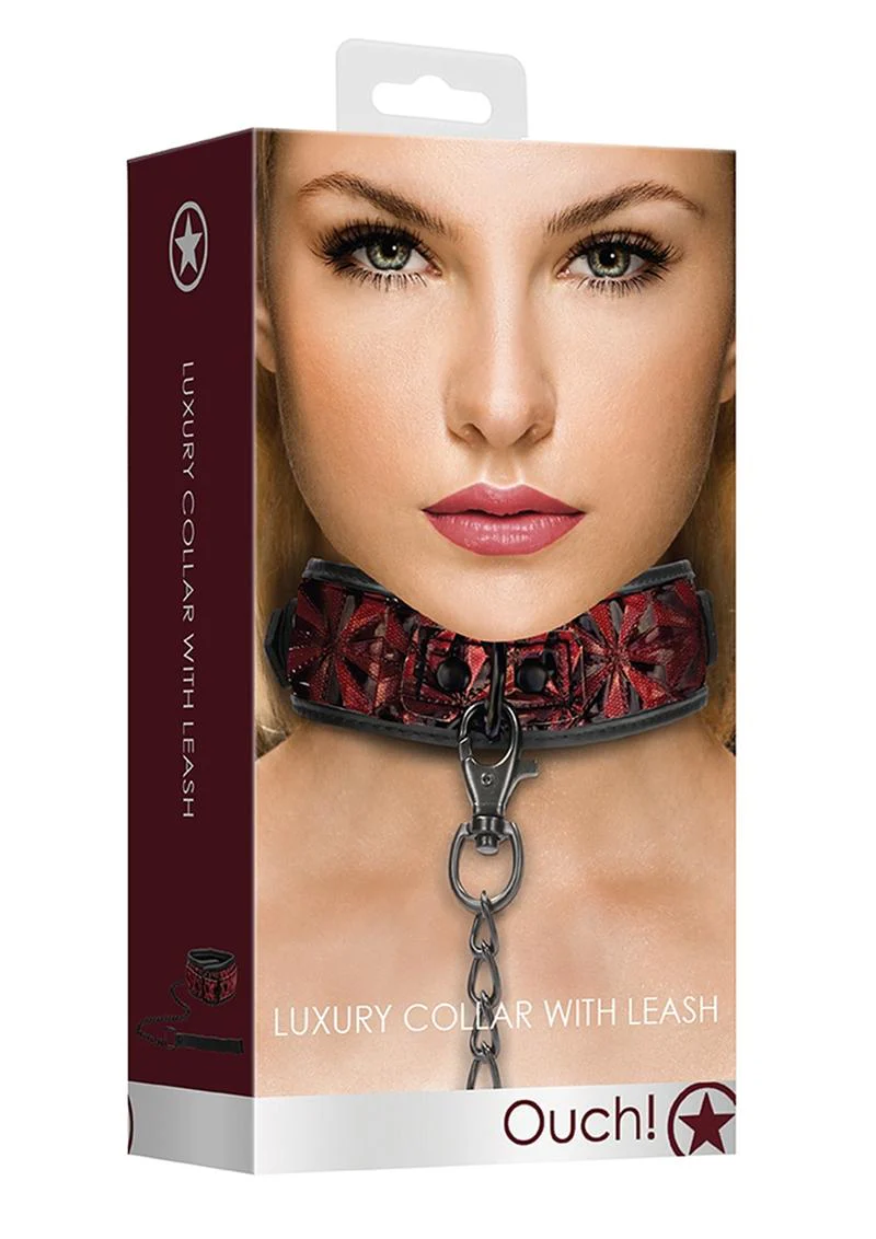 Ouch! Luxury Collar with Leash - Image 2