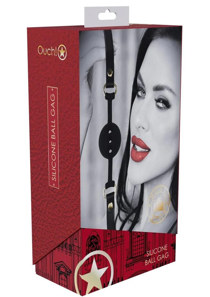 Ouch! Milan Collection Silicone Ball Gag - Image 2