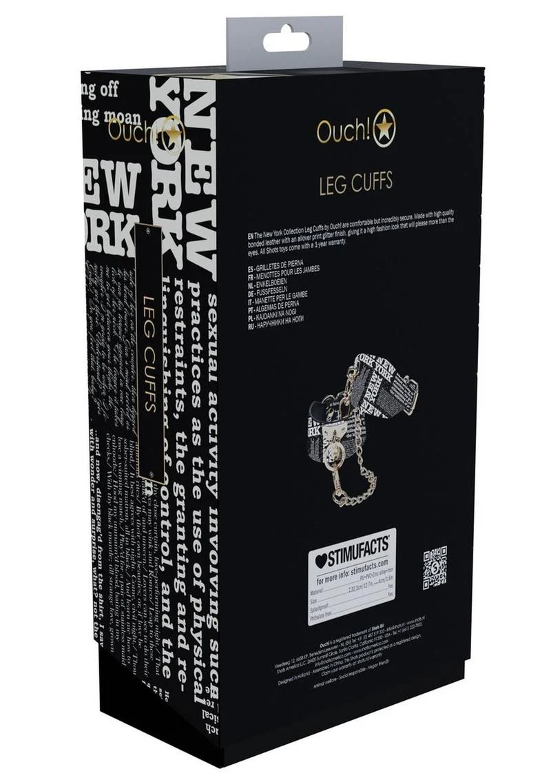 Ouch! Ny Collection Leg Cuffs - Image 4