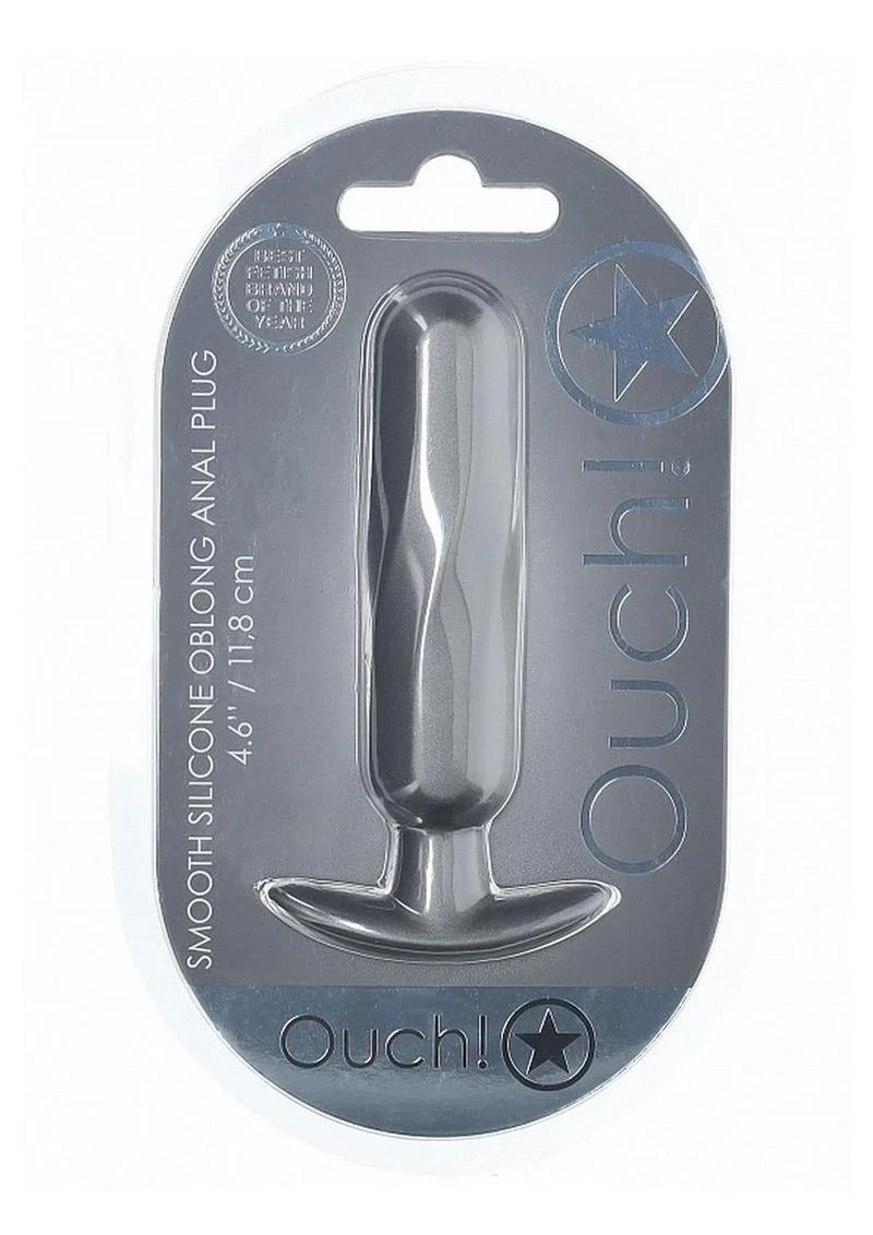Ouch! Oblong Anal Plug Silicone - Image 2