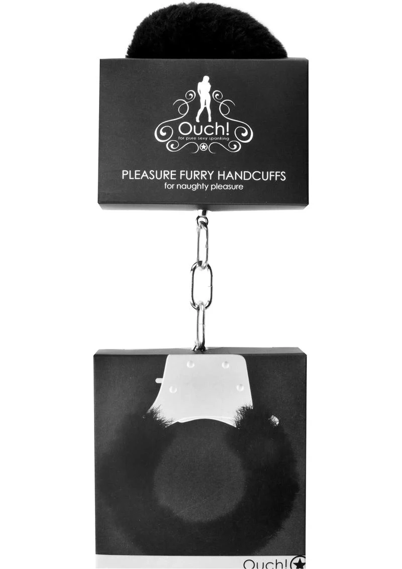 Ouch! Pleasure Furry Handcuffs - Image 2