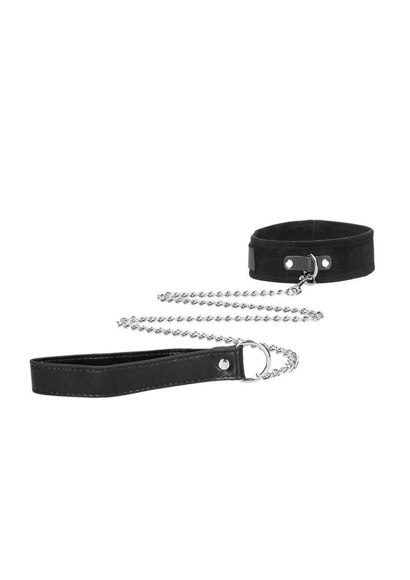 Ouch! Velcro Collar with Leash and Hand Cuffs - Image 3