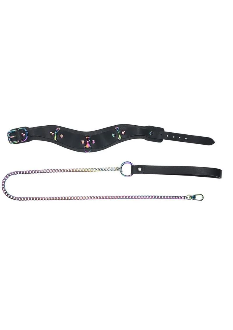 Ouch! Venice Collection Collar with Leash - Image 3