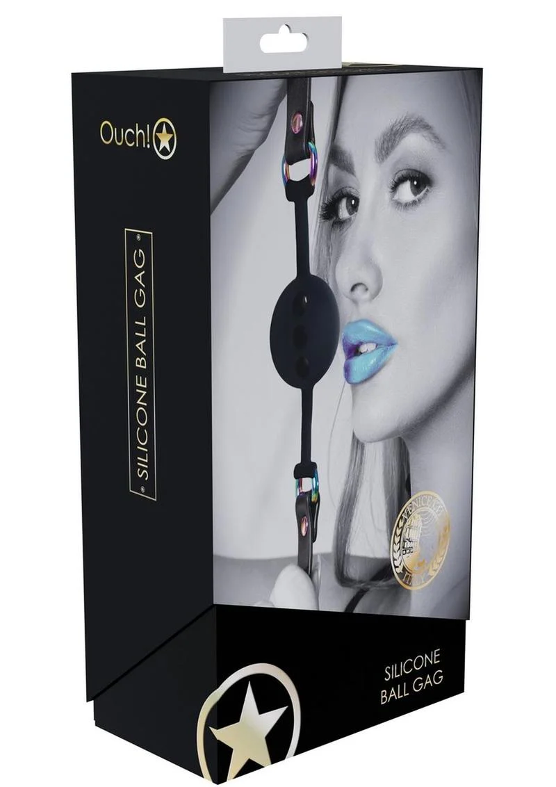 Ouch! Venice Collection Silicone Ball Gag - Image 2