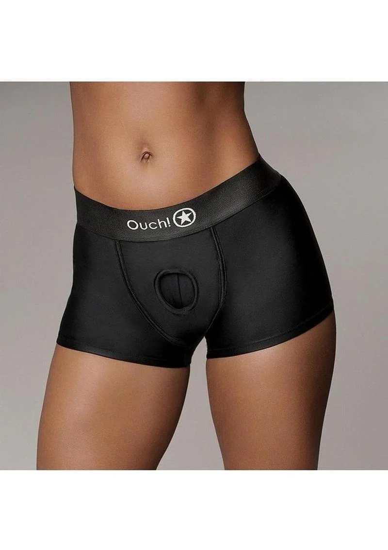 Ouch! Vibrating Strap-On Boxer Rechargeable - Image 3