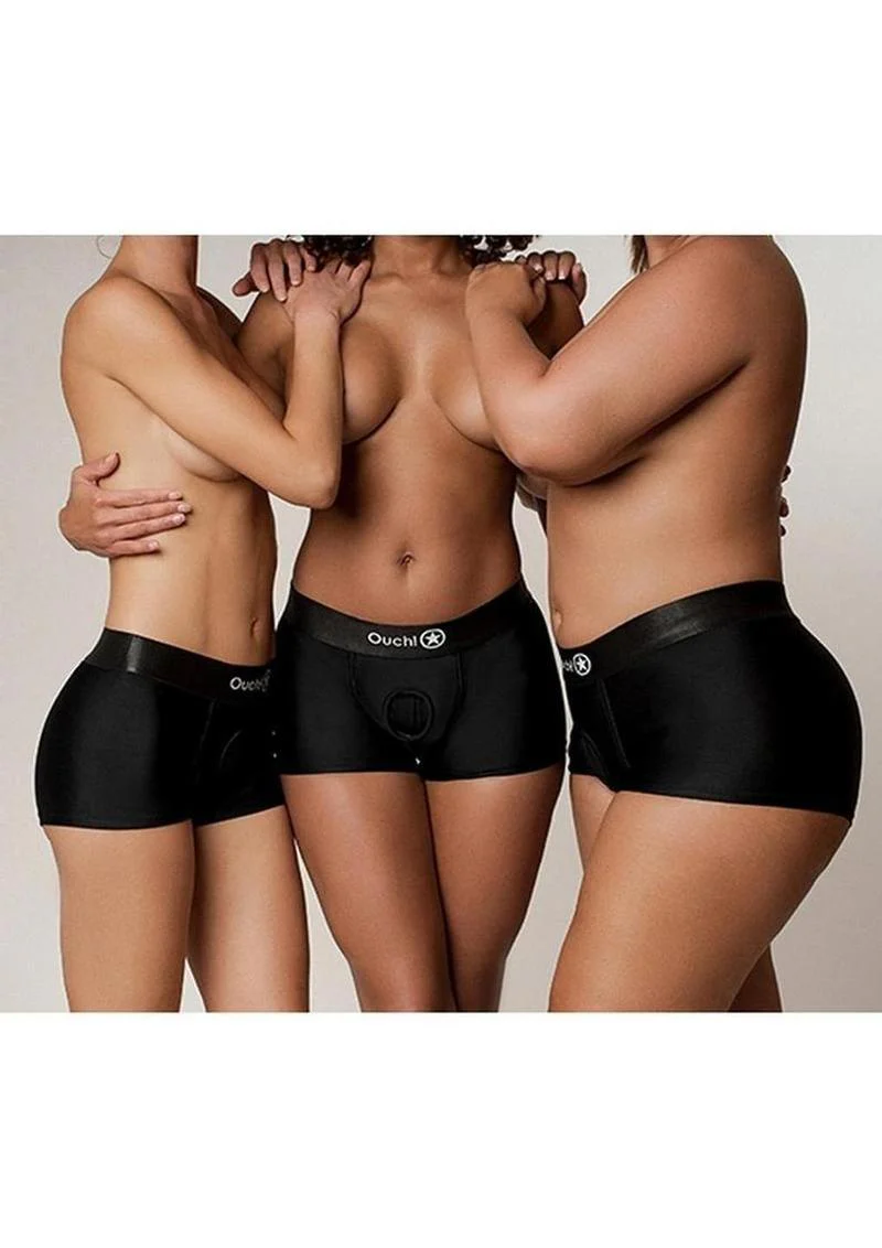 Ouch! Vibrating Strap-On Boxer Rechargeable - Image 9