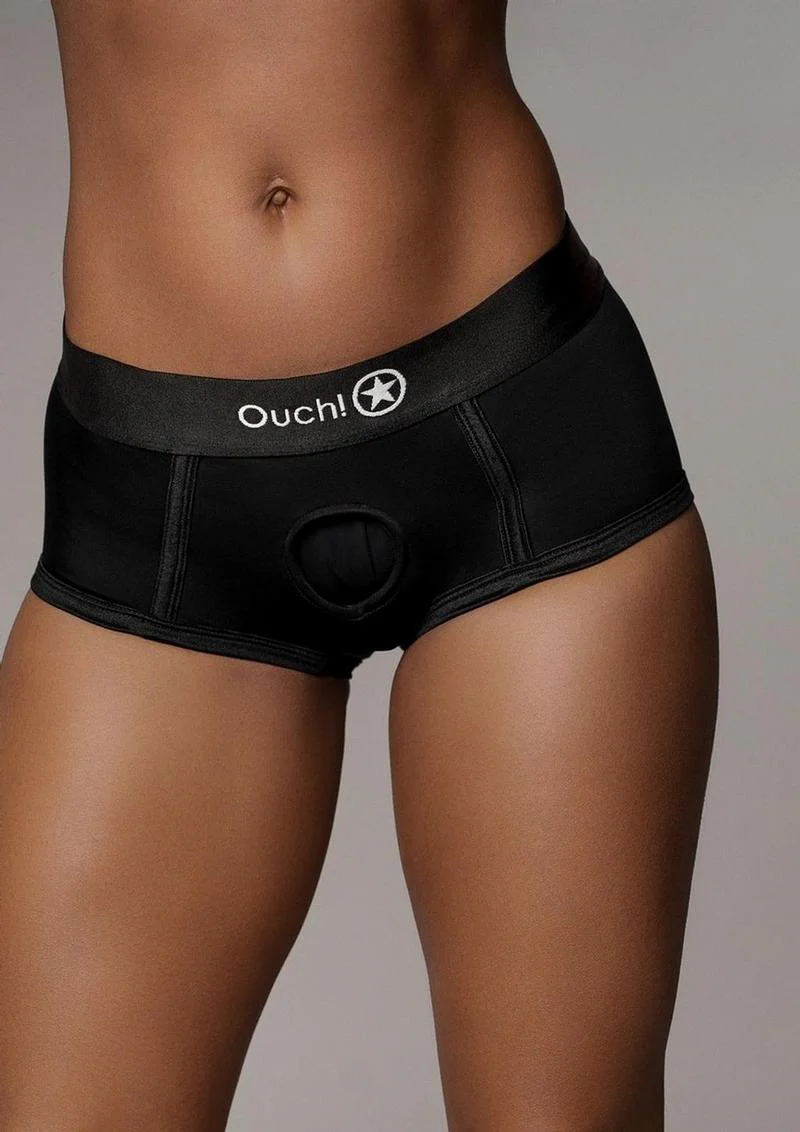 Ouch! Vibrating Strap-On Brief Rechargeable - Image 3