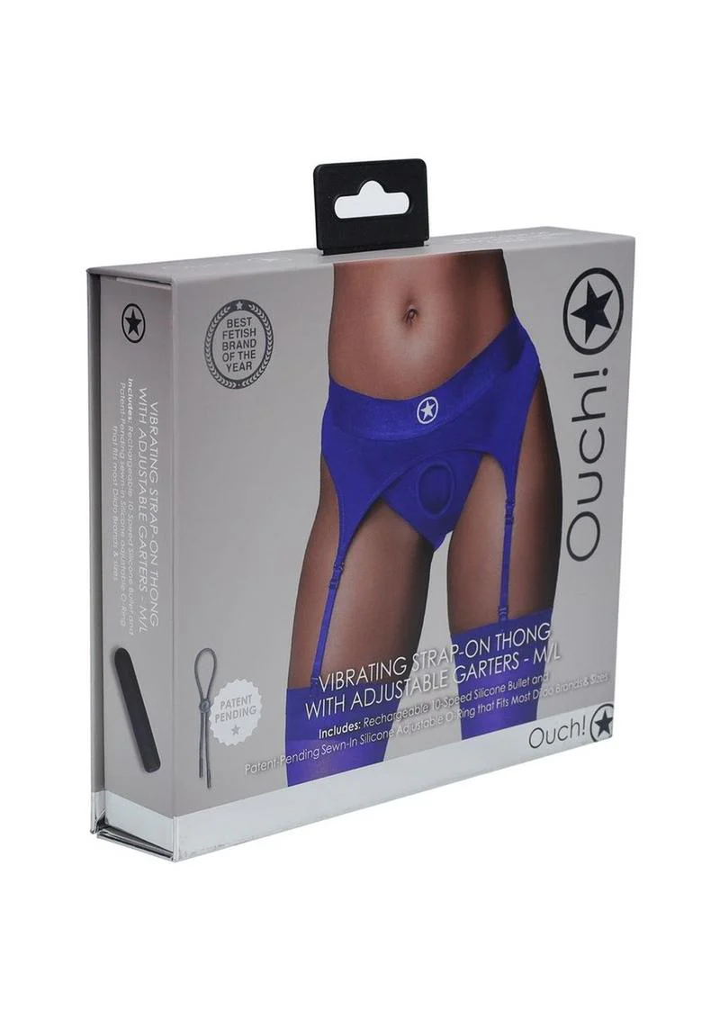Ouch! Vibrating Strap-On Thong Rechargeable - Image 10