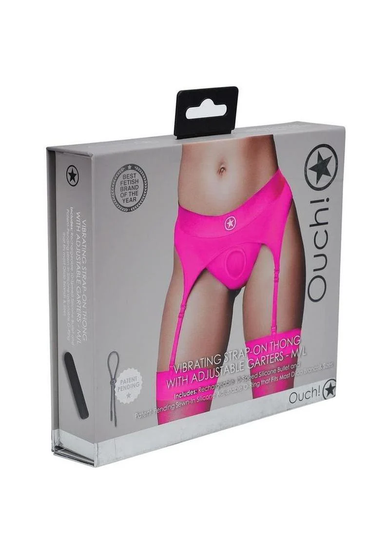 Ouch! Vibrating Strap-On Thong Rechargeable - Image 13