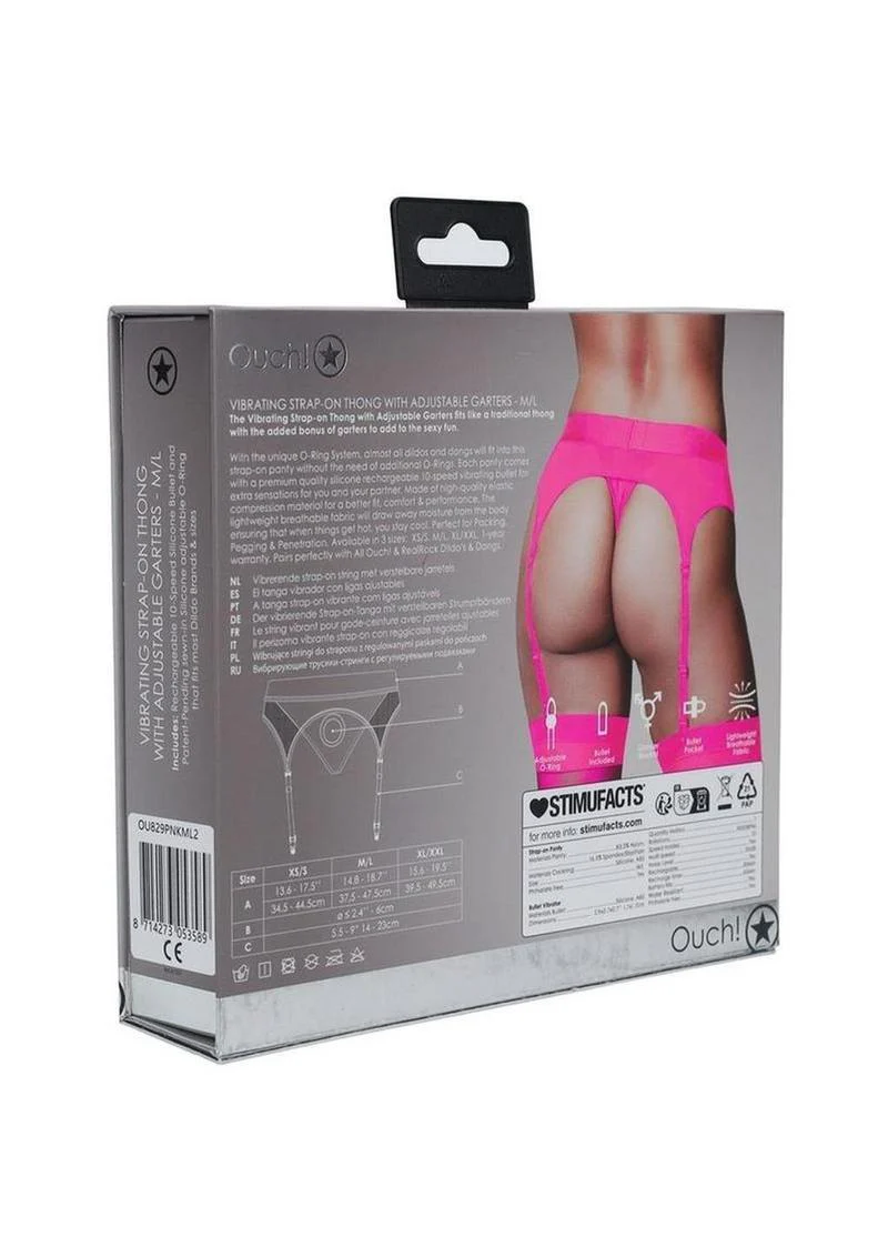 Ouch! Vibrating Strap-On Thong Rechargeable - Image 15