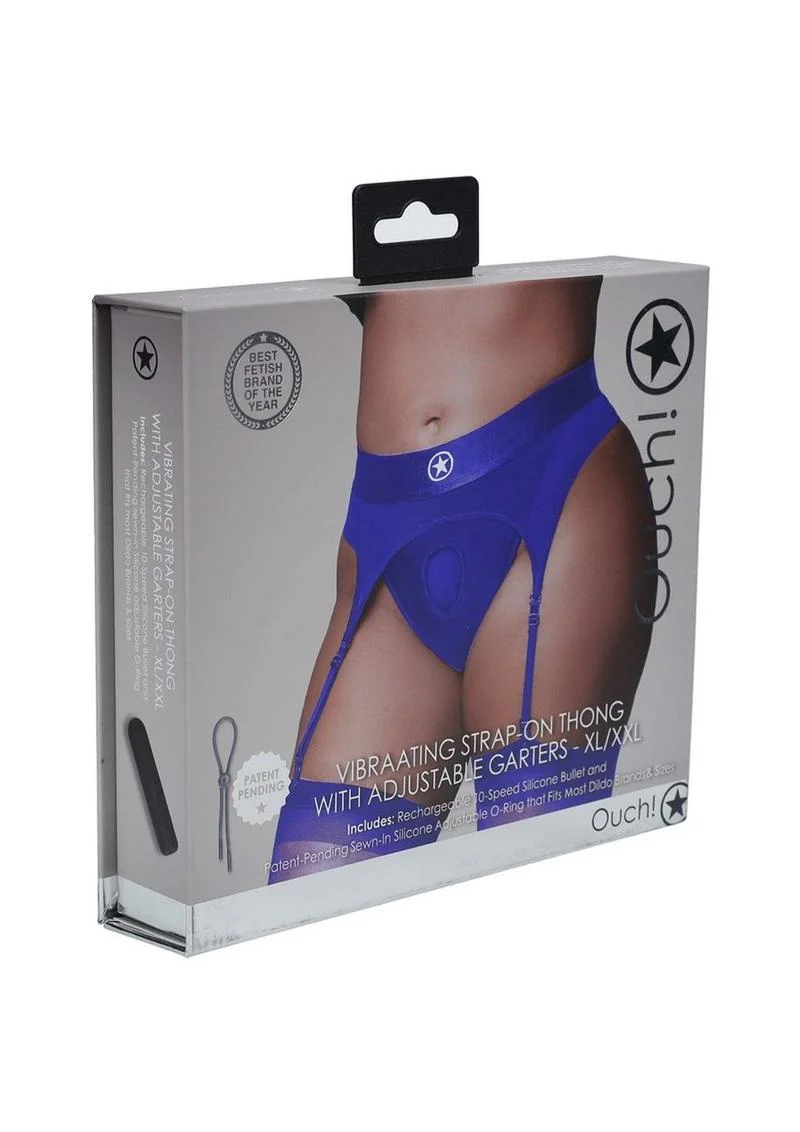 Ouch! Vibrating Strap-On Thong Rechargeable - Image 19