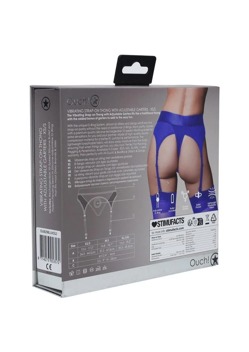 Ouch! Vibrating Strap-On Thong Rechargeable - Image 29