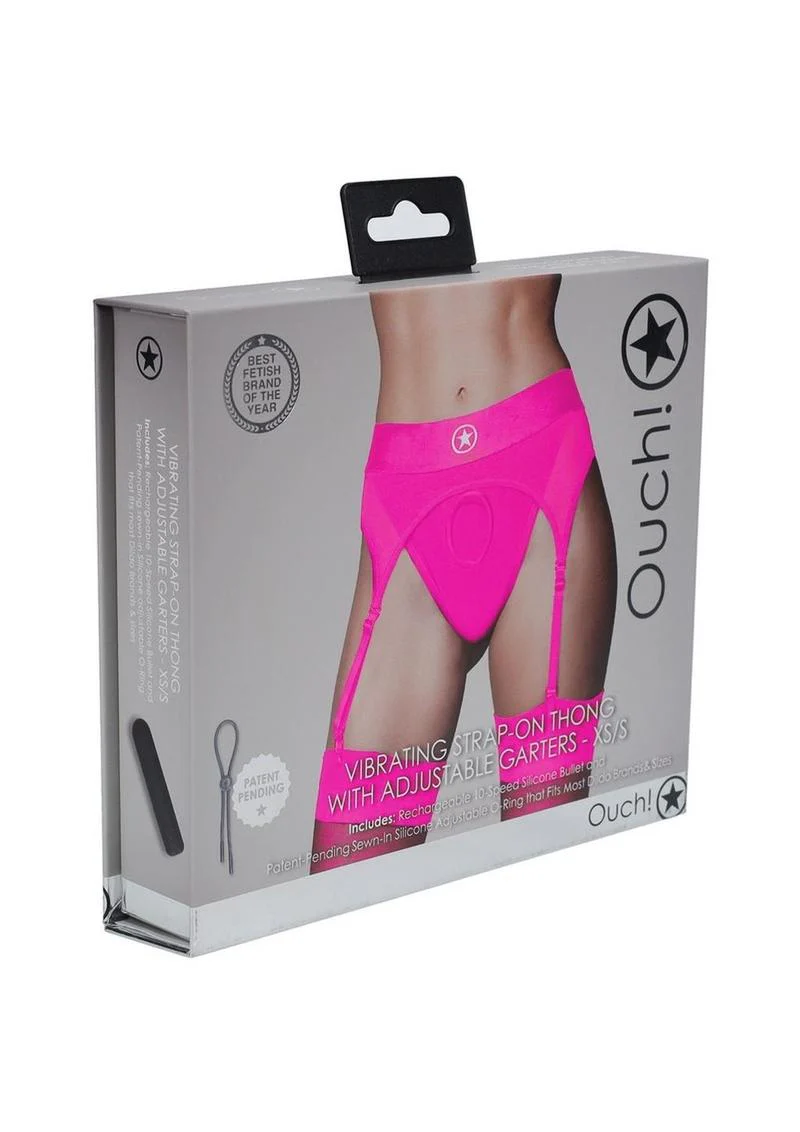 Ouch! Vibrating Strap-On Thong Rechargeable - Image 30