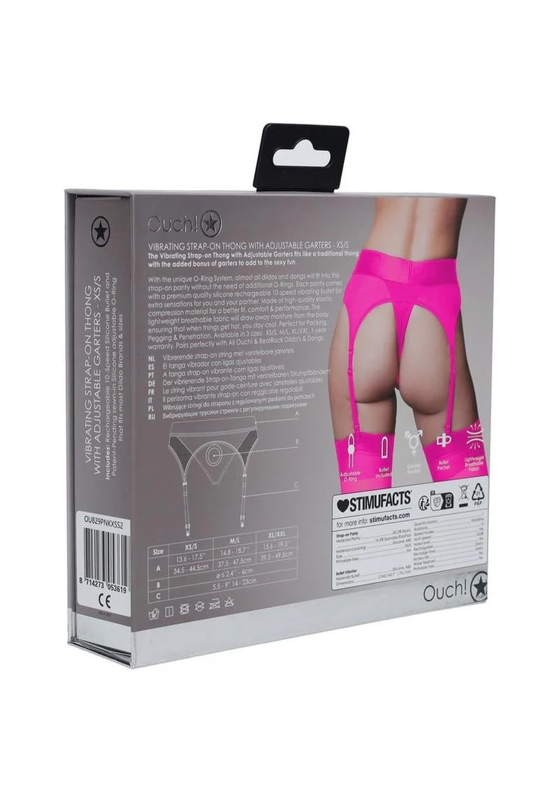 Ouch! Vibrating Strap-On Thong Rechargeable - Image 32