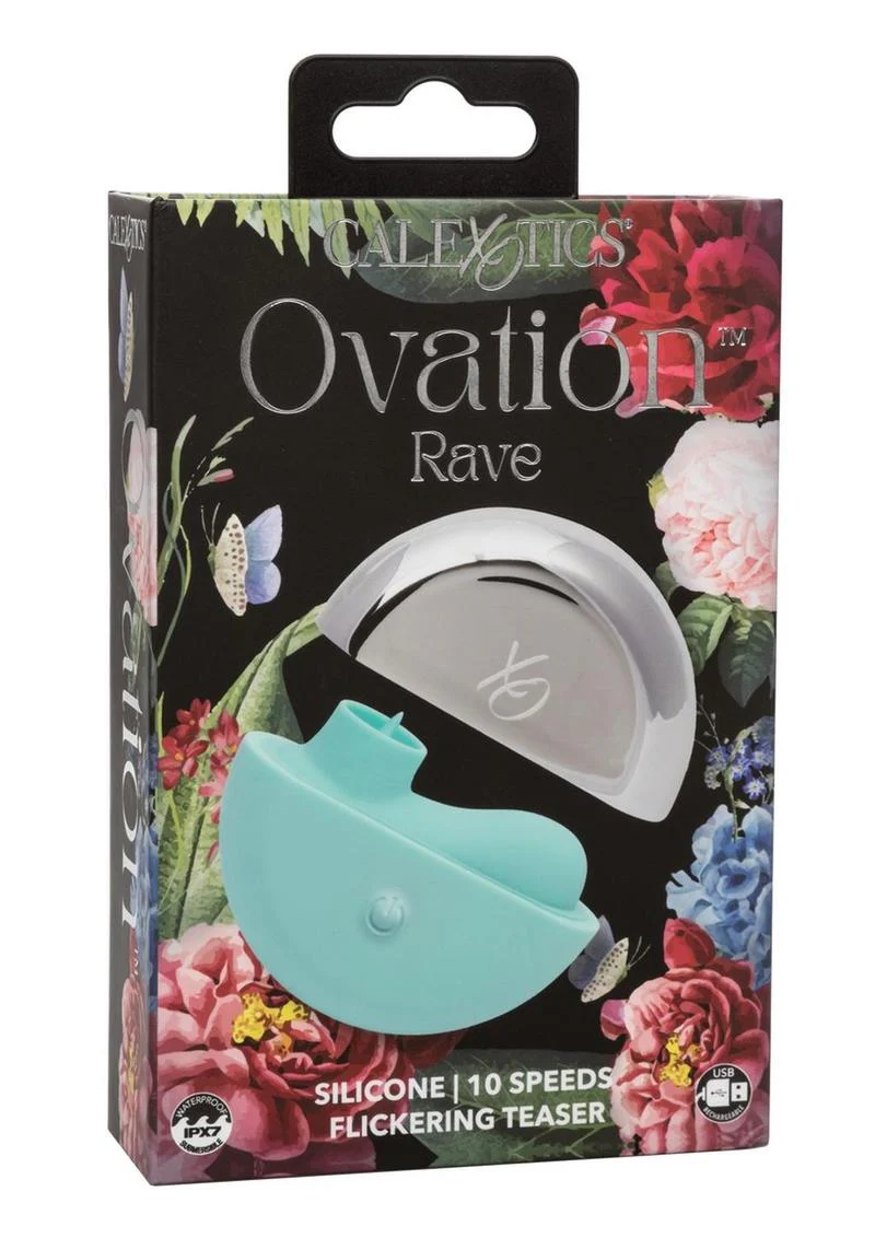 Ovation Rave Rechargeable Silicone Flickering Clitoral Stimulator - Image 2