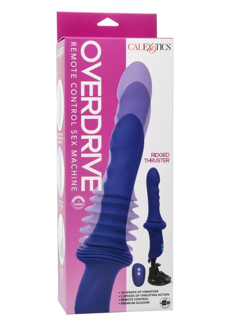 Overdrive Remote Control Rechargeable Silicone Sex Machine Ridge Thruster - Image 2