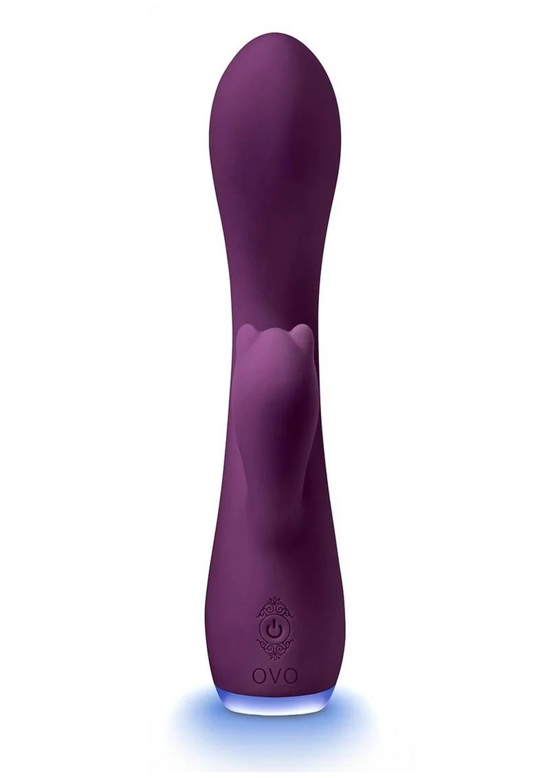 OVO Beacon Rechargeable Silicone Dual Stim Vibrator - Image 3