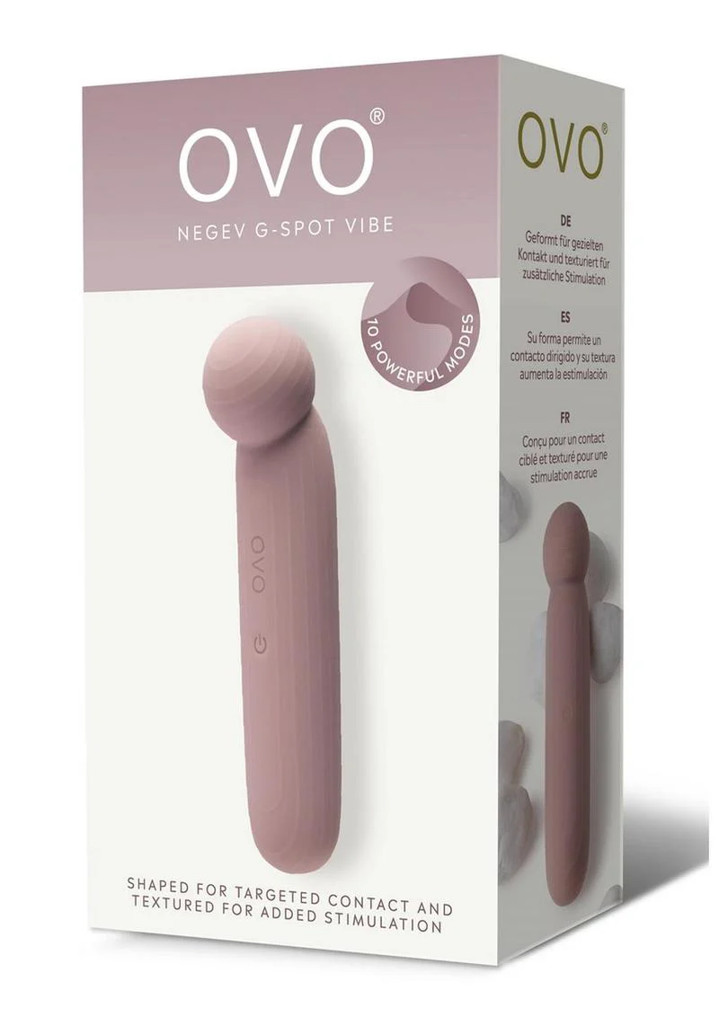 OVO Earth Negev Rechargeable Silicone G-Spot Vibrator - Image 2