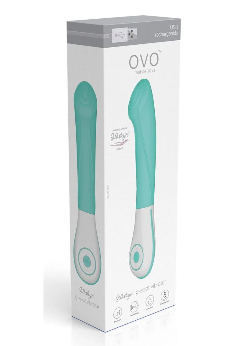 OVO Silkskyn Rechargeable Silicone G-Spot Vibrator - Image 3