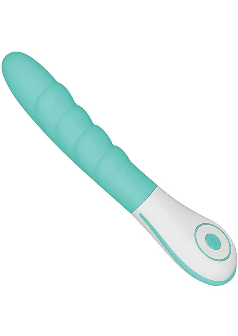 OVO Silkskyn Rechargeable Silicone Ribbed Vibrator - Image 4