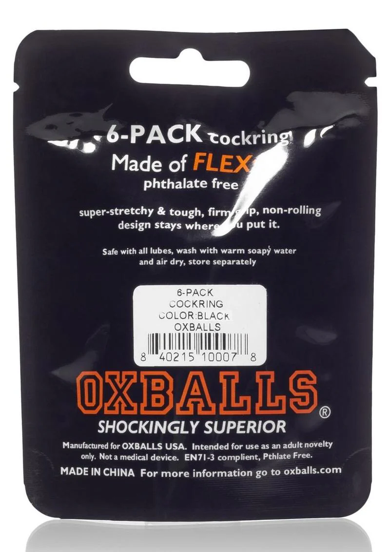 Oxballs Atomic Jock 'The 6 Pack' Sport Cock Ring - Image 6