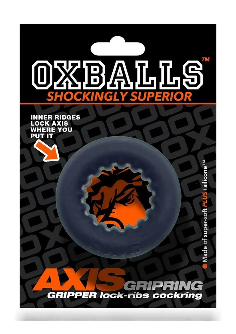 Oxballs Axis Rib Griphold Cockring - Image 4