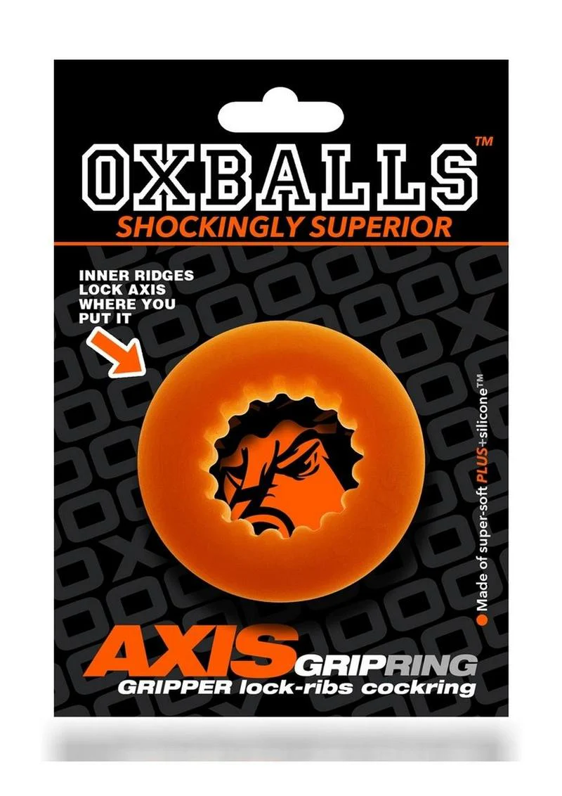Oxballs Axis Rib Griphold Cockring - Image 9