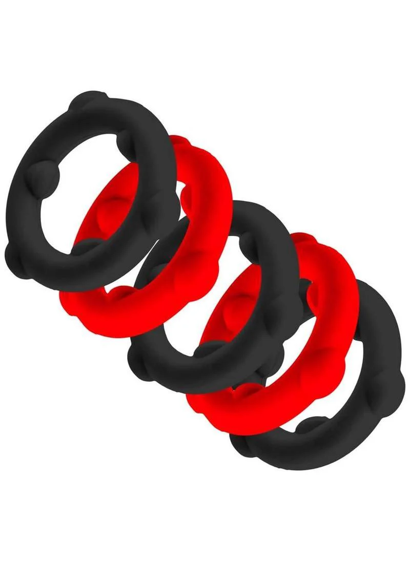 Oxballs Gearheads Silicone Spinner Cock Rings - Image 3