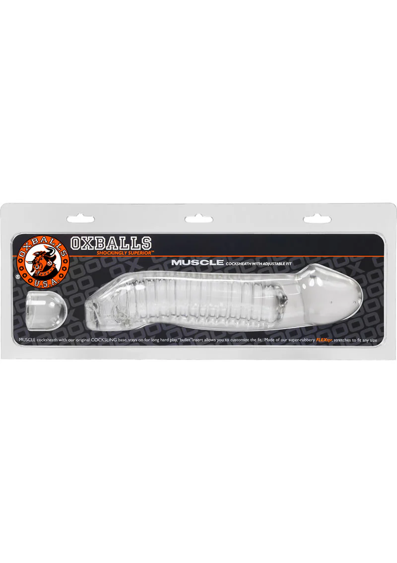 Oxballs Muscle Textured Cock Sheath Penis Extender - Image 2