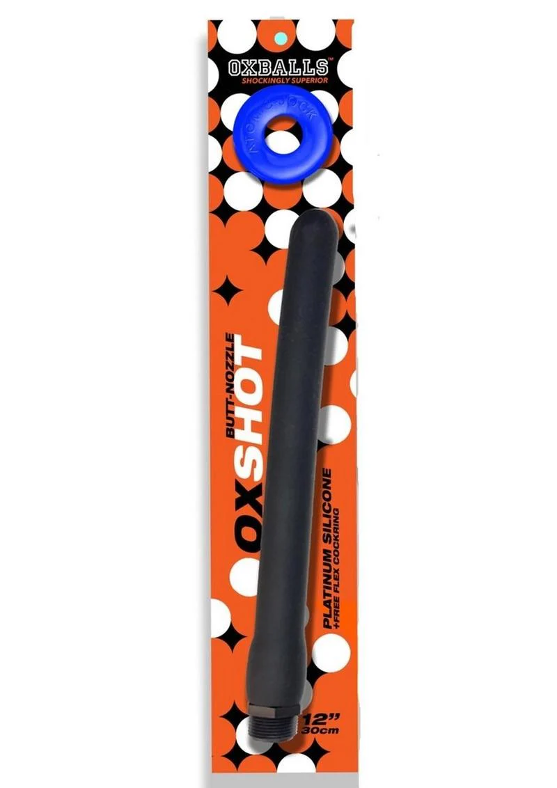 Oxballs Oxshot Silicone Butt Nozzle Shower Hose and Cock Ring - Image 3