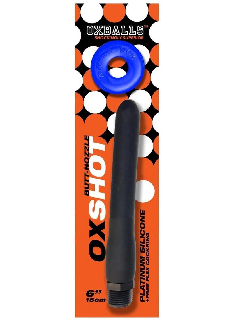 Oxballs Oxshot Silicone Butt Nozzle Shower Hose and Cock Ring - Image 4