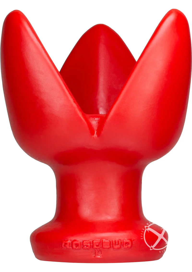 Oxballs Rosebud-1 Silicone Butt Plug with 3 Flanges - Image 2